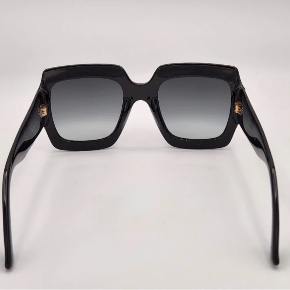💯- New - Gucci Oversized Black New Ship Same Day Gg0053s Square Sunglasses